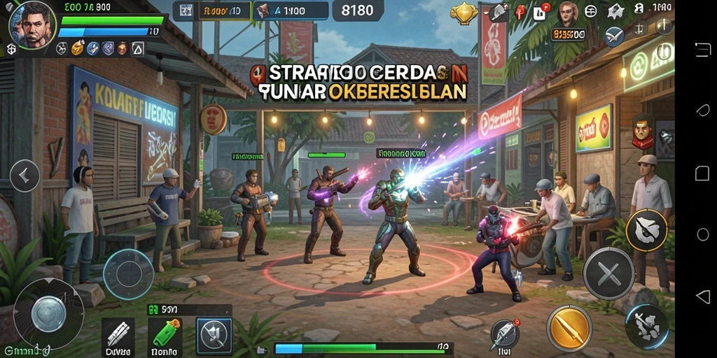 Tampilan gameplay Strategi yang memukau di 8180.