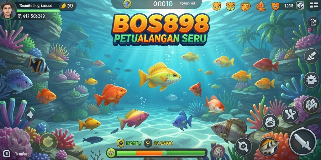 Tangkapan ikan yang seru dan menarik di game Tembak Ikan.