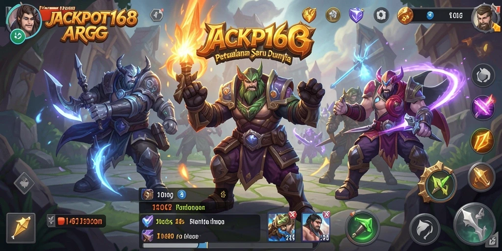 Tangkap momen seru dalam gameplay ARPG JACKPOT168.