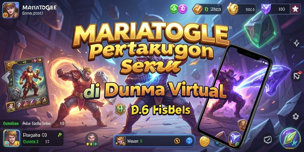 Screenshot dari MARIATOGEL menampilkan aksi pertarungan yang menegangkan.