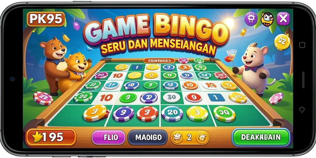Tampilan gameplay Bingo yang seru dan interaktif.