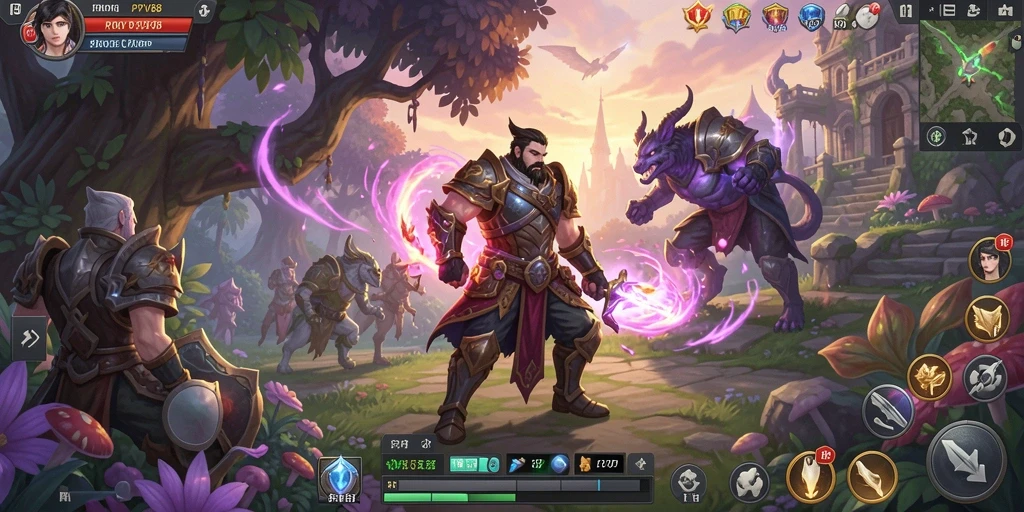 Screenshot gameplay PPV88 yang menampilkan petualangan RPG yang seru.