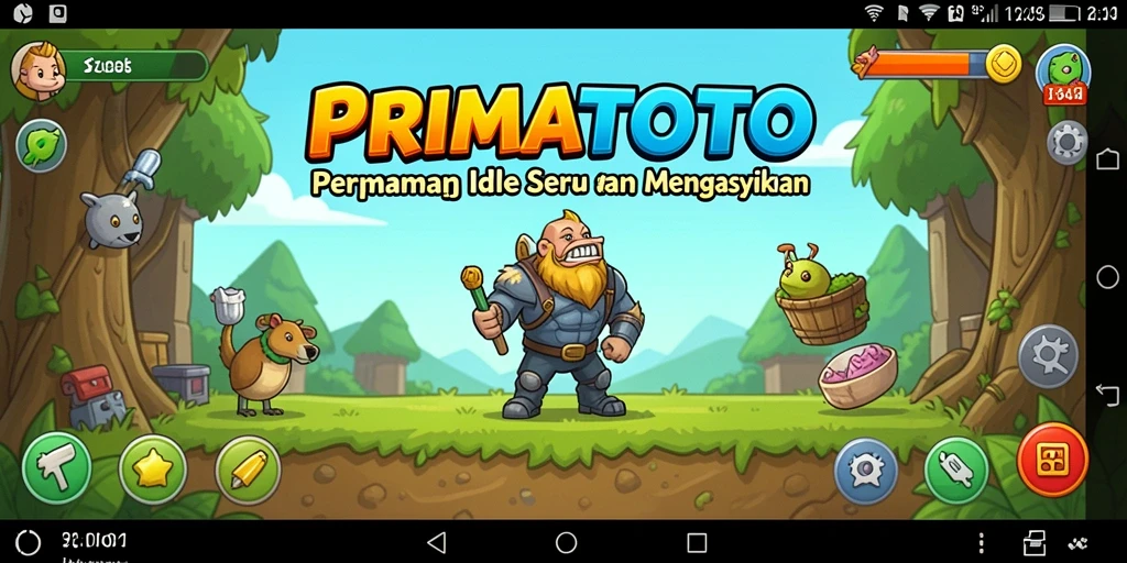Tampilan gameplay dari PRIMATOTO yang menarik dan seru.