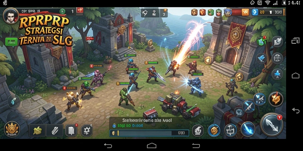 Gameplay mendebarkan di dunia strategis RPRPRP.