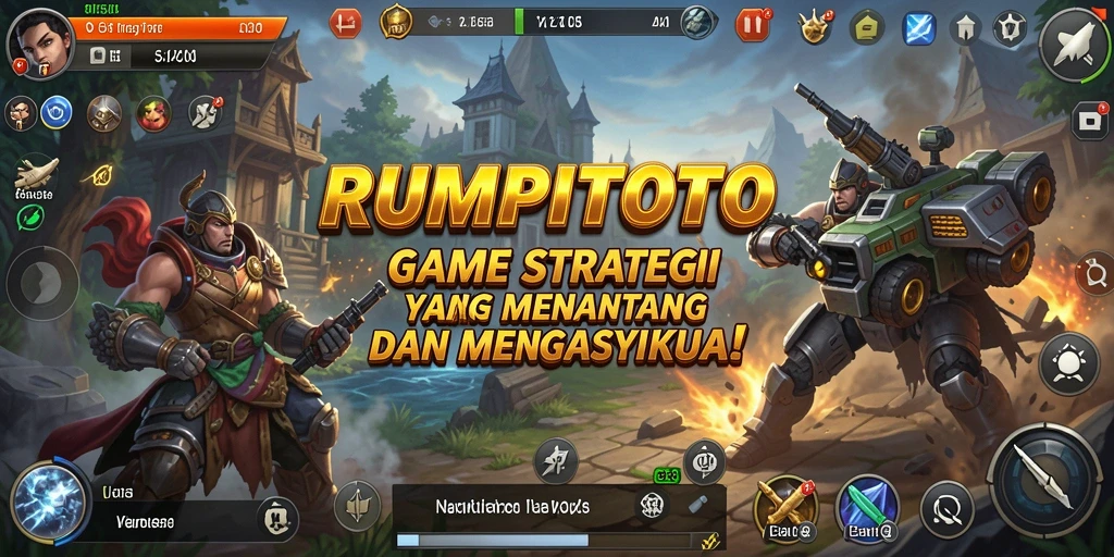 Tampilan screenshot RUMPITOTO menunjukkan keramahan gameplay SLG.