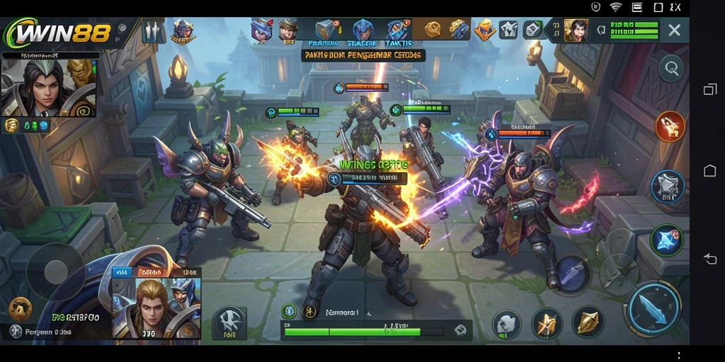 Tampilan gameplay WIN88 yang menegangkan dan strategis.