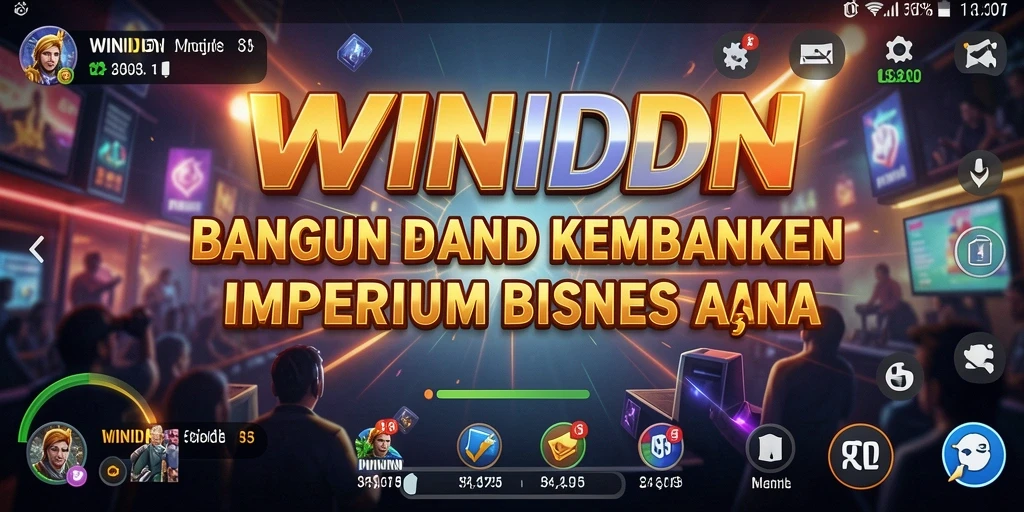 Screenshot gameplay WINIDN menampilkan atmosfer bisnis yang menantang.